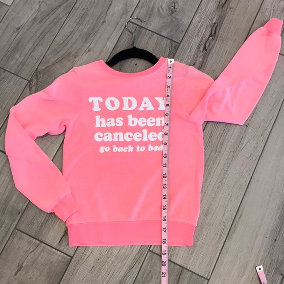 Wildfox Bright Coral Graphic Sweatshirt - Picture 8 of 14